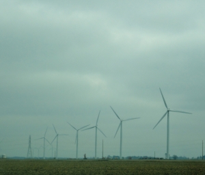 Wind turbines, Indiana