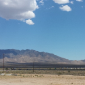 Mojave desert near Edwards AFB
