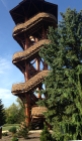 Observation tower (summer), Cox Arboretum